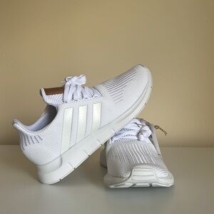 New Size 9.5 Adidas Swift Run in White!